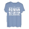 Roman Name Lustiger Spruch Shirt Vorname Geschenk