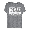 Roman Name Lustiger Spruch Shirt Vorname Geschenk
