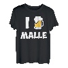 I Love Malle TShirt Lustiges Spruch Shirt Spaßgeschenk Idee