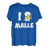 I Love Malle TShirt Lustiges Spruch Shirt Spaßgeschenk Idee