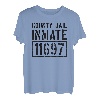 Grafschaft Gefängnis Häftling Gefängnis Halloween-Kostüm T-Shirt