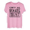 Grafschaft Gefängnis Häftling Gefängnis Halloween-Kostüm T-Shirt