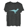 Cool geometrischer Tyrannosaurus Rex T-Rex Dinosaurier Dino T-Shirt