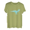 Cool geometrischer Tyrannosaurus Rex T-Rex Dinosaurier Dino T-Shirt
