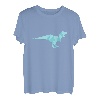 Cool geometrischer Tyrannosaurus Rex T-Rex Dinosaurier Dino T-Shirt