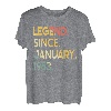 70 Jahre alte Legende seit Januar 1953 70. Geburtstag T-Shirt