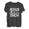 Jesus Liebt Dich Religion Glaube Gott Kirche Gebet Geschenk T-Shirt
