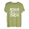 Jesus Liebt Dich Religion Glaube Gott Kirche Gebet Geschenk T-Shirt