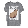 Capybara Nagetier Säugetiere Wasserschwein Meerschweinchen T-Shirt