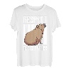 Capybara Nagetier Säugetiere Wasserschwein Meerschweinchen T-Shirt