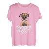 Border Terrier mit englischer Aufschrift 