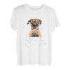 Border Terrier mit englischer Aufschrift 