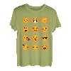 Halloween Kürbisse Emotionen Jungen Mädchen Kinder Niedlich Halloween T-Shirt