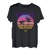Retro Beach Island Rave Techno-Musik Vintage EDM Synthwave T-Shirt