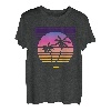 Retro Beach Island Rave Techno-Musik Vintage EDM Synthwave T-Shirt