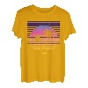 Retro Beach Island Rave Techno-Musik Vintage EDM Synthwave T-Shirt