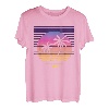 Retro Beach Island Rave Techno-Musik Vintage EDM Synthwave T-Shirt