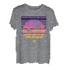Retro Beach Island Rave Techno-Musik Vintage EDM Synthwave T-Shirt