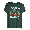 Herren Lustiges Ich Werde Papa Herren Leveled Up To Daddy 2022 T-Shirt