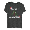 Frohe Weihnachten Weihnachtsbaum Weihnachtsmütze Tannenbaum T-Shirt