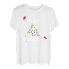 Frohe Weihnachten Weihnachtsbaum Weihnachtsmütze Tannenbaum T-Shirt