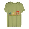 Auto Mechaniker Lustige Evolution des Menschen Auto Liebhaber Reparatur Mann T-Shirt