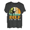 Damn I lvoe Fishing DILF Angel Papa T-Shirt
