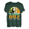 Damn I lvoe Fishing DILF Angel Papa T-Shirt