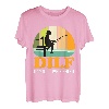 Damn I lvoe Fishing DILF Angel Papa T-Shirt