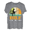 Damn I lvoe Fishing DILF Angel Papa T-Shirt