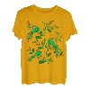 Magische Vögel -Blumen Vintage Ukrainischen Wyschywanka-Stil T-Shirt