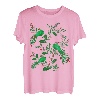 Magische Vögel -Blumen Vintage Ukrainischen Wyschywanka-Stil T-Shirt