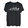 Herren Vater Geschenk Kinderwagen Evolution T-Shirt