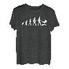 Herren Vater Geschenk Kinderwagen Evolution T-Shirt