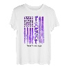 Fight Demenz Awareness American USA Flag Warrior Family T-Shirt