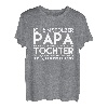 Herren Papatagsgeschenk Herrentagsgeschenk Vatertagsshirt Tochter T-Shirt