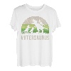 Herren 3 Kinder Saurier Vater T-Stück, Vatertag Dinosaurier Papa T-Shirt