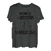 Herren Mein Erster Vatertag Vatertagsgeschenk Papa 1 Vatertag T-Shirt