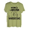 Herren Mein Erster Vatertag Vatertagsgeschenk Papa 1 Vatertag T-Shirt