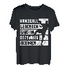 Handball Legenden sind im Dezember geboren Geburtstag T-Shirt