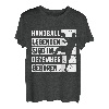 Handball Legenden sind im Dezember geboren Geburtstag T-Shirt