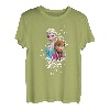 Hapfox Frozen Anna and Elsa Snowflakes T-Shirt