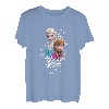 Hapfox Frozen Anna and Elsa Snowflakes T-Shirt