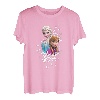 Hapfox Frozen Anna and Elsa Snowflakes T-Shirt