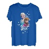 Hapfox Frozen Anna and Elsa Snowflakes T-Shirt