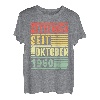 Legendär seit Oktober 1960 63. Geburtstag Vintage T-Shirt