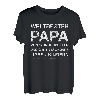 Herren Weltbester Papa T-Shirt | Bester Dad Geschenk Spruch Shirt T-Shirt