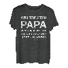 Herren Weltbester Papa T-Shirt | Bester Dad Geschenk Spruch Shirt T-Shirt