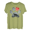 Deutscher Schäferhund Pfoten Hundeliebhaber Rotes Herz T-Shirt