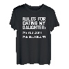 Rules For Dating My Daughter T-Shirt Lustiger Vater Cool Dad T-Shirt